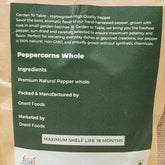 Whole Black Pepper – Premium Organic Spice (250g)